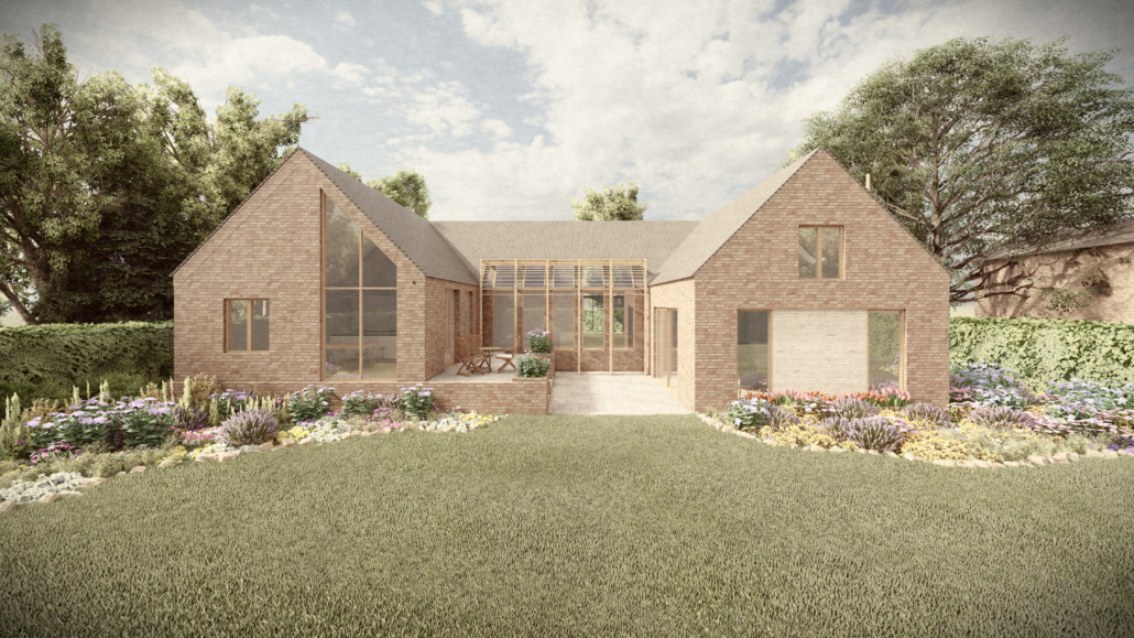 The South House Courtyard and Wildflower Garden