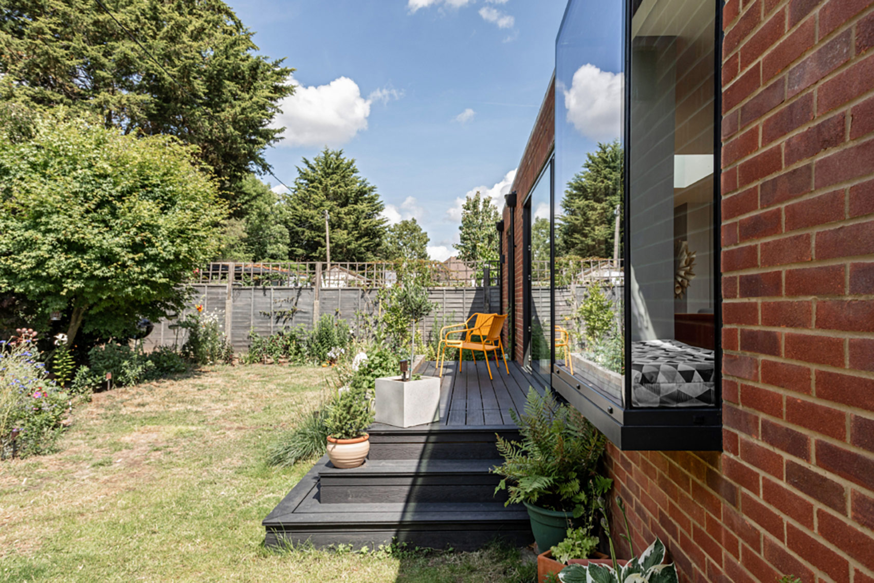 Contemporary Extension, Winchester exterior steps