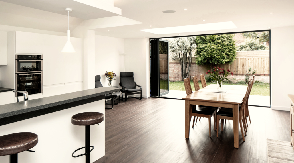 Ground Floor and Roof Extension dining area