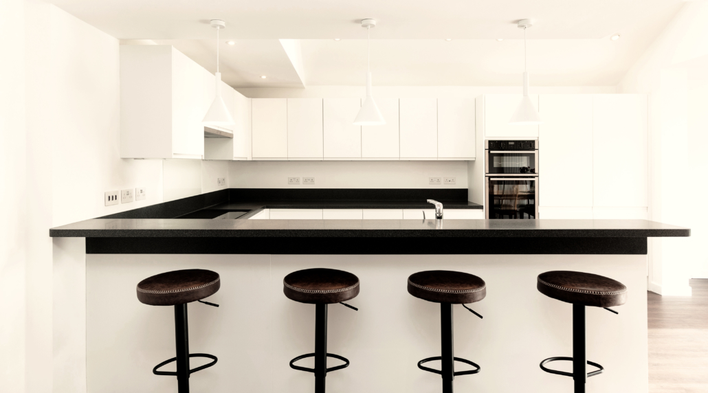 Ground Floor and Roof Extension dining area stools