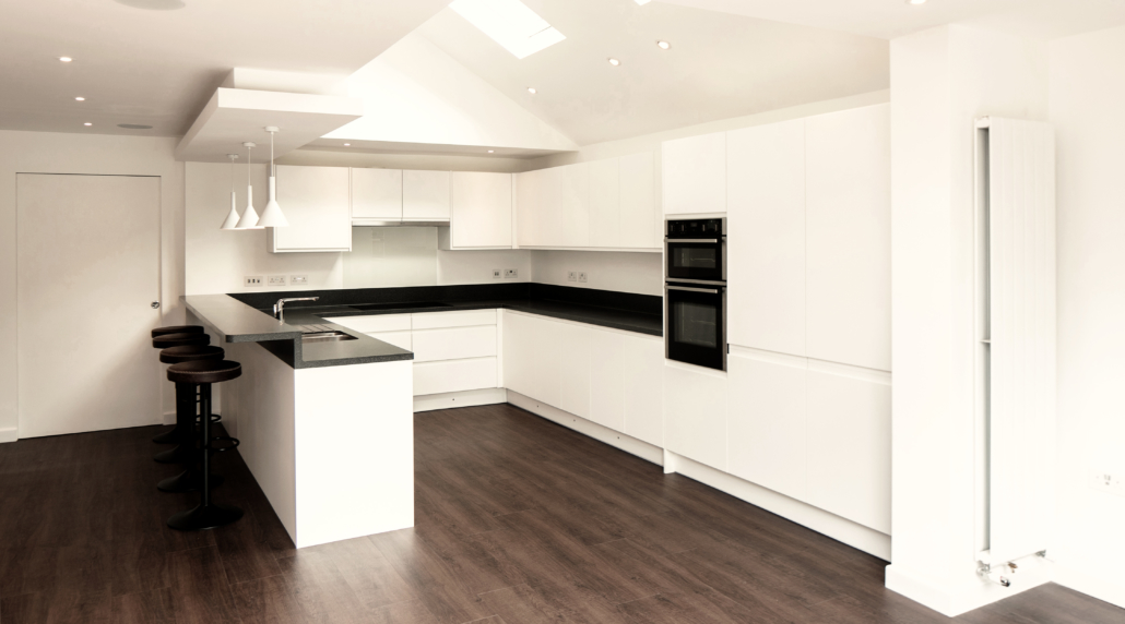 Ground Floor and Roof Extension kitchen area