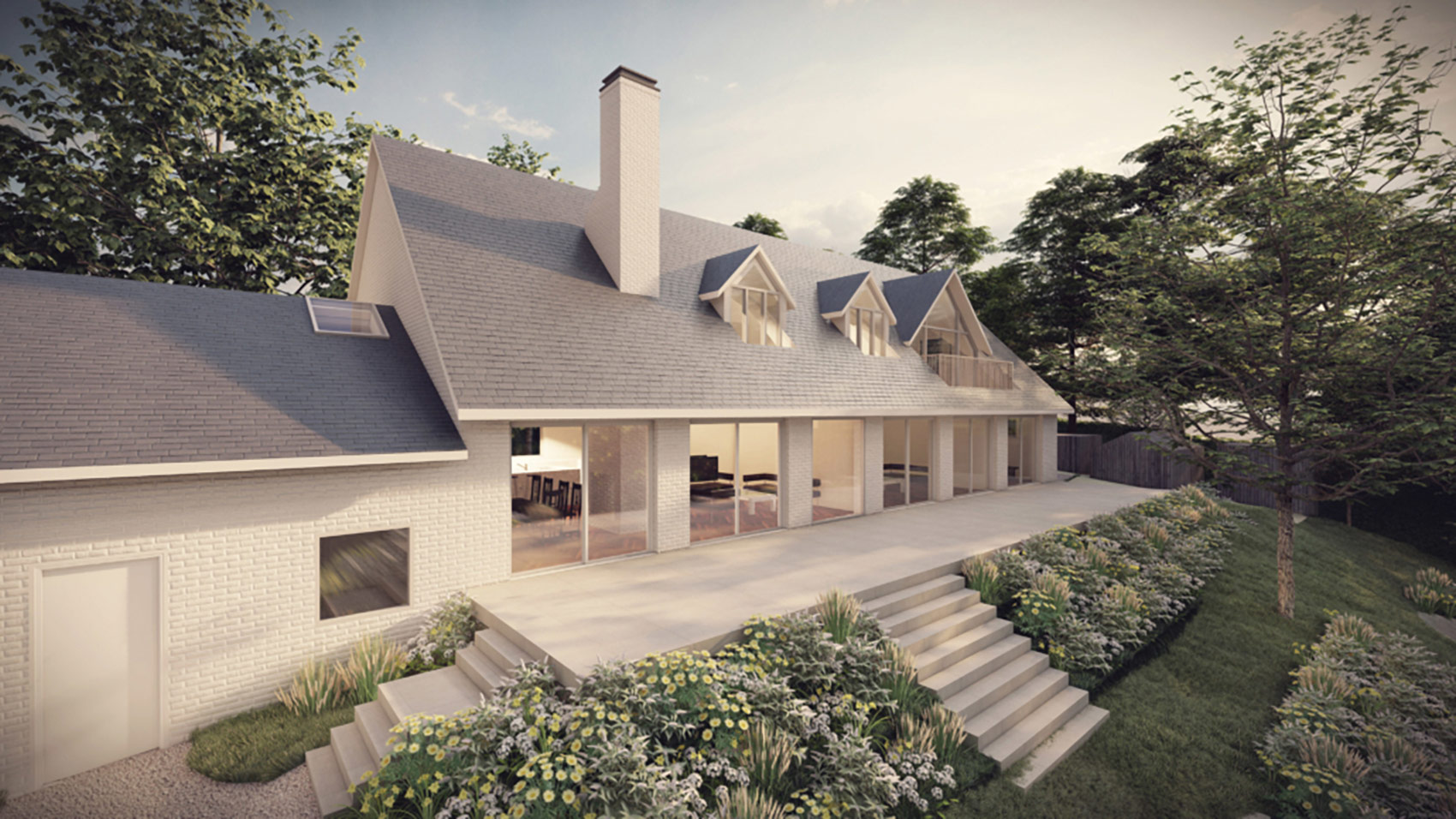 Ashton House 3d visual approach