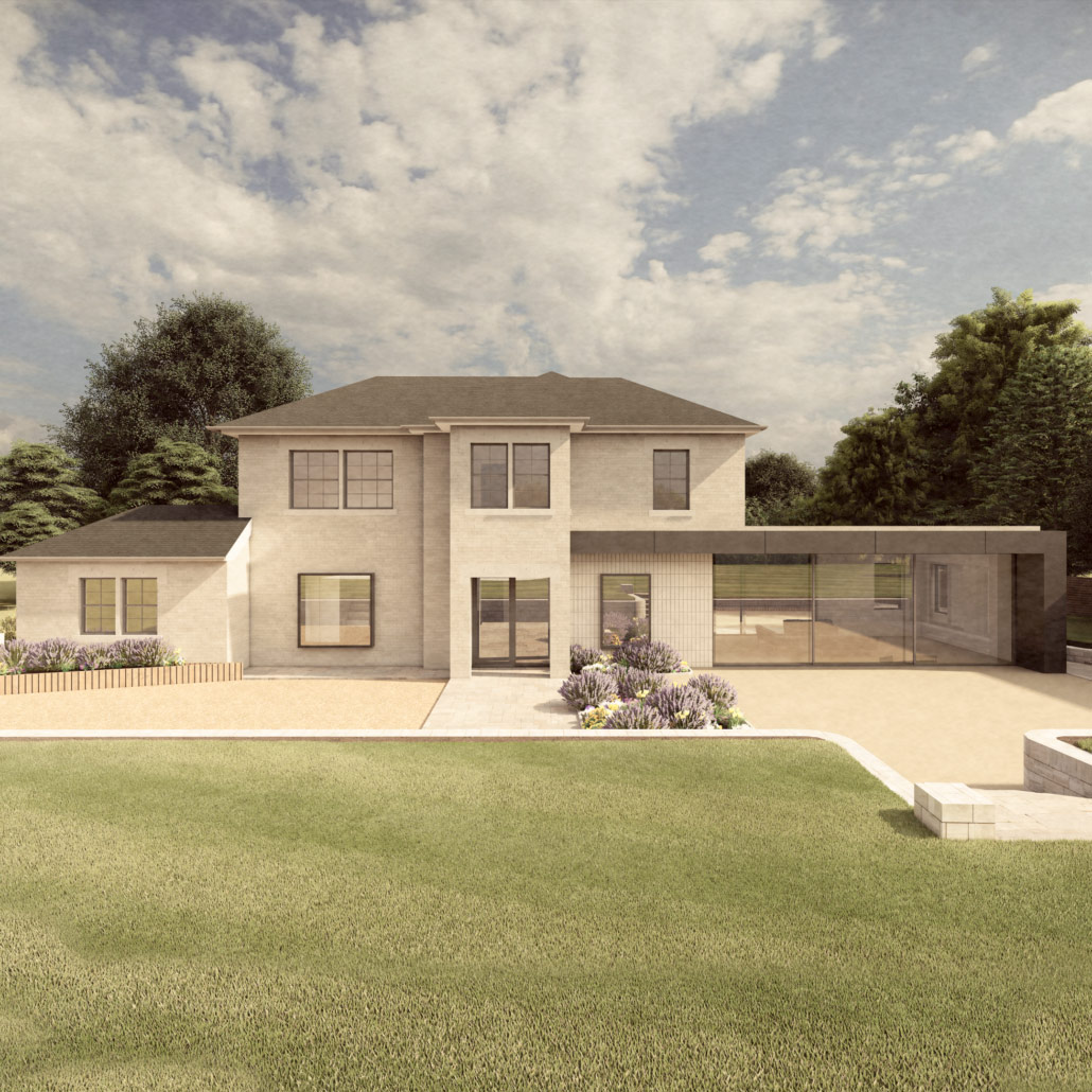 Zinc wrapped extension 3d visual